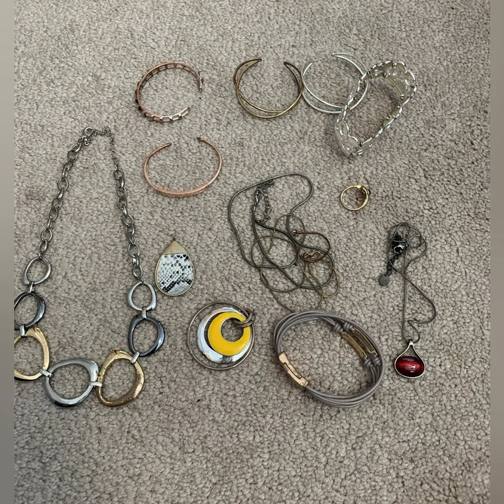 13 Piece  Mixed Metal Jewelry Set- Flawed
